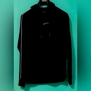 Michael Kors Black Hoodie with White Accents